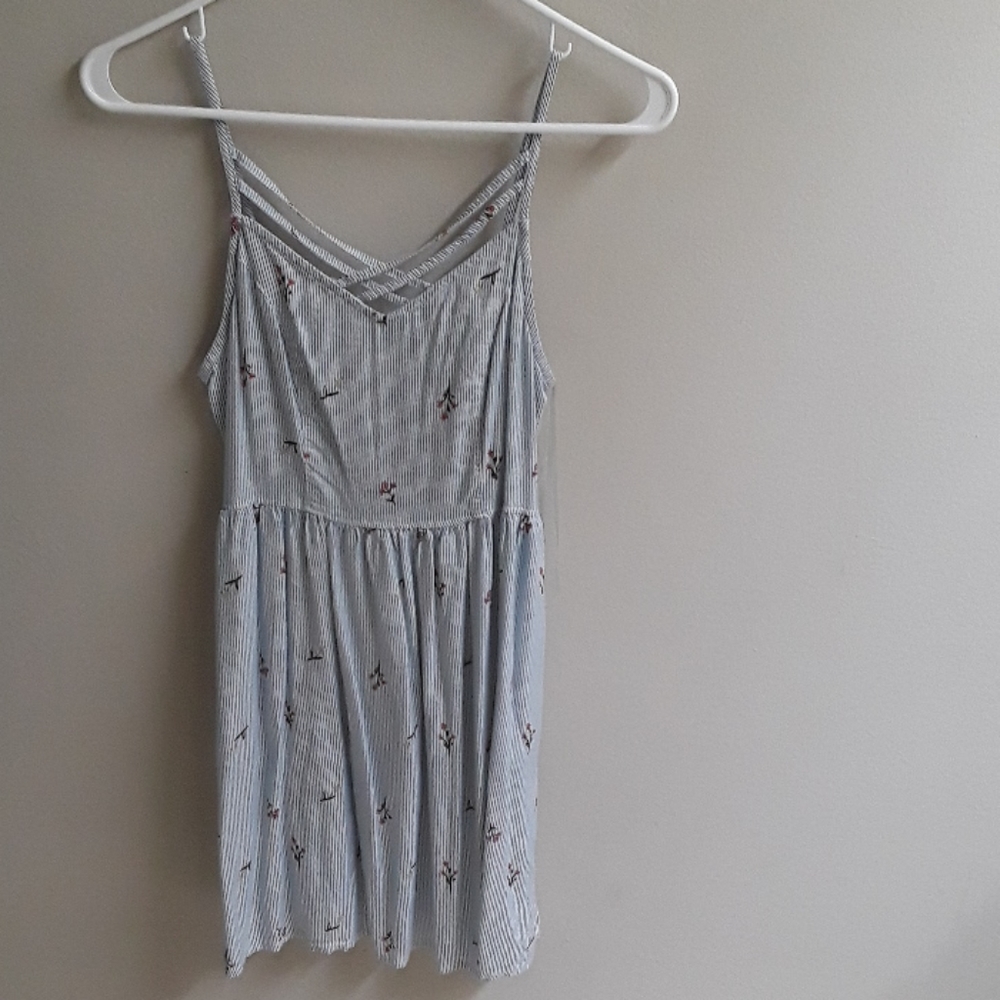 Striped & Flowered Dress